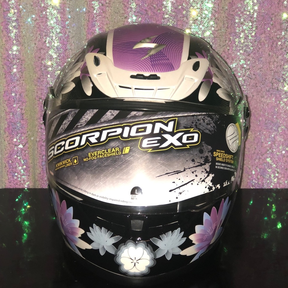 scorpion exo 400 lilly womens helmet size L